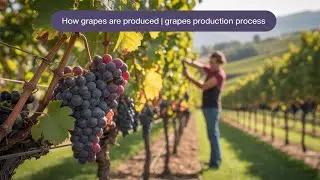 How Grapes Are Produced | Grapes Production Process  | built by machines