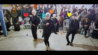 20191121. KINGDOMS CREW🤩. APRIL 'MUAH' COVER. CUTE LOVELY BUSKING.