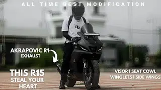 R15 v4 black modifications - modified R15 v4 - #yamaha #r15v4 