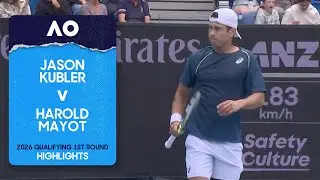 Jason Kubler v Harold Mayot Highlights | Australian Open 2026 Qualifying First Round