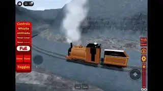 Driving duke in the blue mountain quarry on Roblox