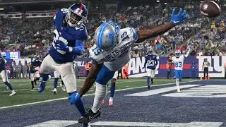 All Touchdowns Lions vs Giants 2024 Preseason