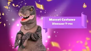 Dinosaur T-rex Mascot Costume
