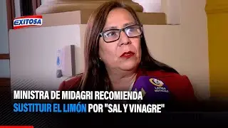 🔴🔵Ministra de Midagri recomienda sustituir el lim&oacute;n por 