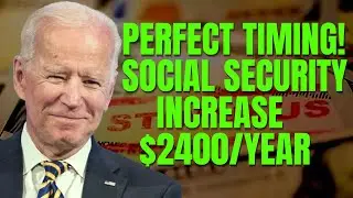 PERFECT TIMING! SOCIAL SECURITY BENEFITS INCREASE $2400 PER YEAR | SSA, SSI, SSDI