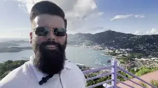 Cruise ship musician day off in St. Thomas