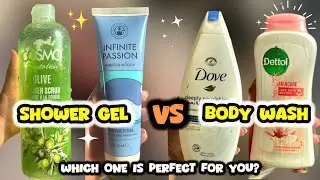 SHOWER GEL VS BODY WASH ✨🔥| Which One Is Perfect For You?✅| Summer Skincare Tips