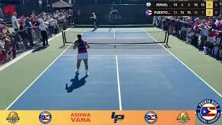 World Cup Pickleball Open  
ISRAEL  VS PUERTO RICO
