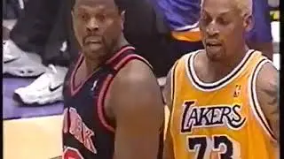 One of the most physical games between Los Angeles Lakers  New York Knicks i