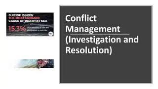 Conflict Management at Sea - Leadership and Managerial Skills