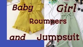 Latest Designs Of Babygirl Rompers & Jumpsuit for Girls/#design#dress #stylish