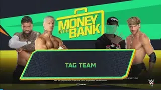 WWE2k25 Money in the Bank: Tag team match(07.06.2025) (Vorschau)(Full-HD)