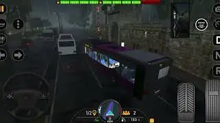 Driving in havy rain 