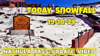 Nathula Pass Update Video  || Nathula Pass Snowfall || East Sikkim Tour Plan || #gangtok #sikkim