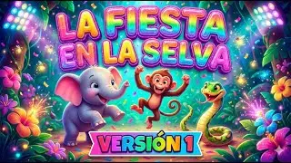 La Fiesta en la Selva (Versi&oacute;n 1) - Canci&oacute;n Infantil #CancionesInfantiles #MusicaParaNi&ntilde;os
