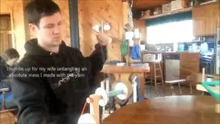 A simple way to ply yarns