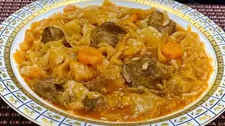Gjellë shtëpie me mish, lakër dhe oriz 🥬🍚 Shije perfekte për këtë sezon😋💚