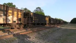 CSX 883 leads the Rock Runner at Folkston