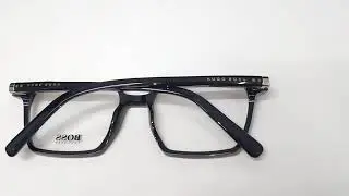Premium Quality Hugo Boss Business Class Acetate Frame Bold Look Eye Glasses For Stylish Men Fashion