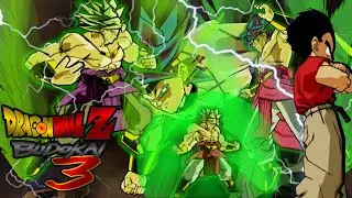 Dragon Ball Z Budokai 3 Krillin (Majin Buu Saga) vs Broly (All Costumes & Forms)