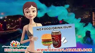 KRK INFLATABLES FOAM PARTY SAFETY VIDEO mp4
