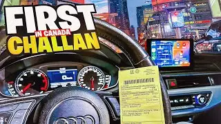 First Traffic Challan in Canada 😨 | VLOG- 3 |