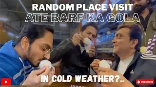 Random plan..thand me barf ka gola??...
