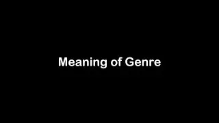 What is the Meaning of Genre | Genre Meaning with Example