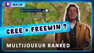 CREE = FREE WIN ? Multijoueur RANKED sur CIVILIZATION 6