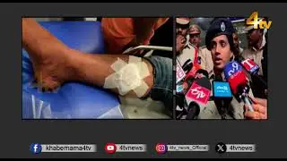Gun Firing SBI ATM in Koti CCTV Footage | Massive Gun Firing In Hyderabad |  4tv News
