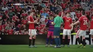 FIFA 16 - Manchester United vs. FC Barcelona Gameplay [1080p / 60 FPS]
