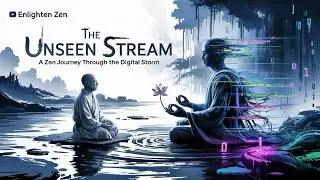 The Unseen Stream: A Zen Journey Through the Digital Storm | Enlighten Zen