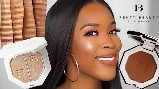 FENTY BEAUTY SUN STALK'R BRONZER (COCO NAUGHTY) & MIDNIGHT SNACK/MO' MONEY KILLAWATT DEMO!