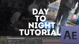 After Effects Tutorial - Day For Night Color Correction
