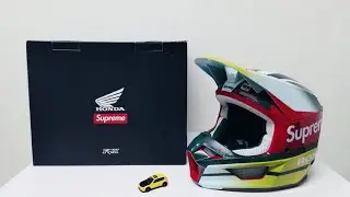 SUPREME Honda Fox Racing V1 Helmet / FW19 - Unboxing & Quick Review