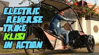 Electric Reverse Trike KLISI  in action