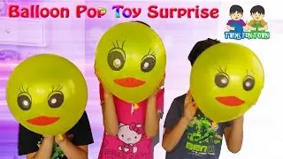 Balloon Pop Toy Surprise - Disney Toys -  Surprise Eggs - cars- Forg | Hello Kitty| opening review