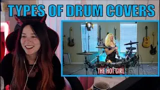 Reaction to Every Type of Drum Cover - Jared Dines