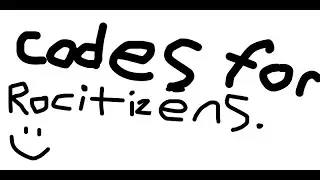 Rocitizens Codes July 2019 (Roblox)