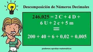 Descomposición de números decimales