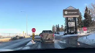 Winter Driving in Calgary , Alberta, Canada # 2