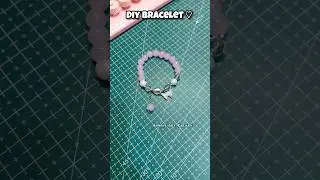 Diy Cutest & Aesthetic bracelet 🌷💗✨️ #arnaviartgalaxy #art #shorts #fypシ゚viral