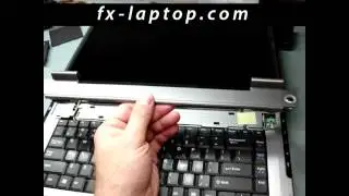 Disassembly Gateway NX570X - replacement, clean, take apart, keyboard, screen, battery