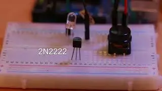 arduino and the use of  a 2n2222 transistor as a switch