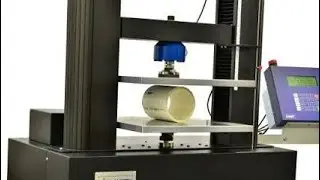 COMPRESSION TEST ON UNIVERSAL TESTING MACHINE.