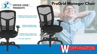 The ProGrid Manager Chair by Office Star | Worthington Direct