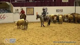 Plain Catty ridden by Jake D. Gorrell  - 2017 Snaffle Bit Futurity (Herd Work, Open Finals)