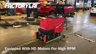 Factory Cat Mini HD Walk Behind Floor Scrubber