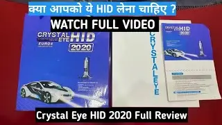 Crystal Eye HID 2020 | Installation | Full Review | SR AUTOS| i20