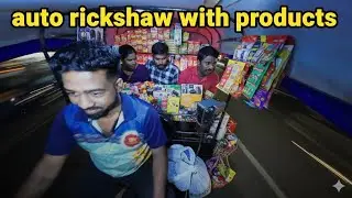 Auto Rickshaw With Products | Ola Uber Auto Rickshaw Driver | Ola Uber Earning
